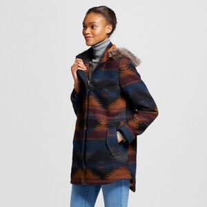 Mossimo Supply Co Black and Brown Utility Jacket